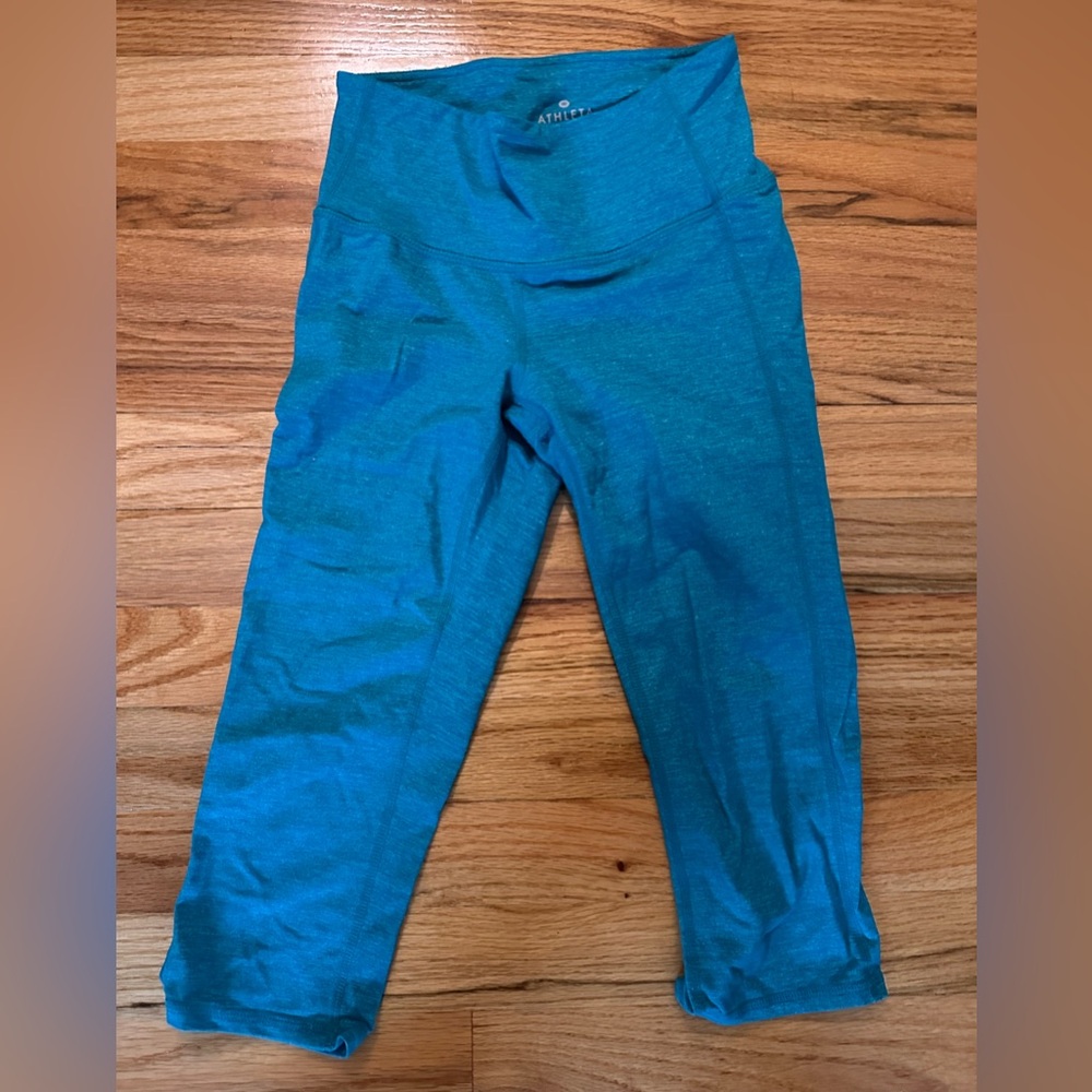 Athleta Aqua Blue Yoga Pants